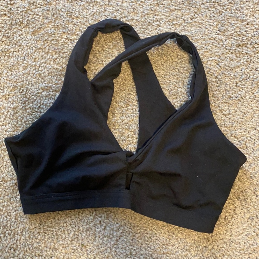 Black Fabletics Sports Bra
